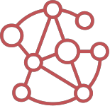 networking-red icona di rete