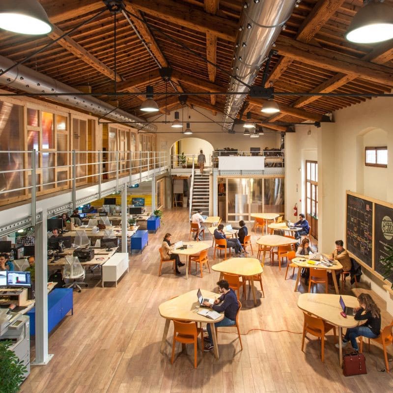 Foto dello spazio coworking di Impact hub Firenze